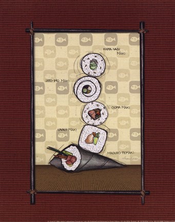 Framed Sushi II Print