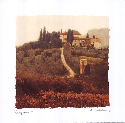 Framed Campagna I Print