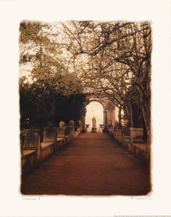 Framed Giardino II Print