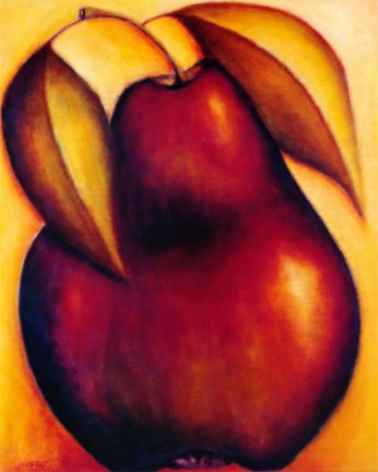 Framed Pear Print