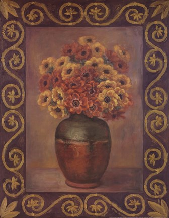 Framed Anemones Print
