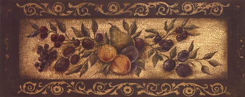 Framed Opulent Garland II Print