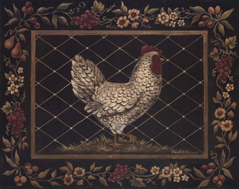 Framed Old World Hen Print