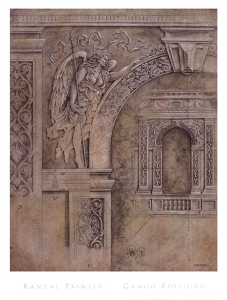 Framed Arch &amp; Spandrel #1 Print