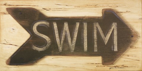 Framed Swim Print
