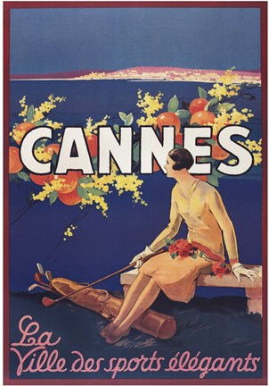 Framed Cannes Print