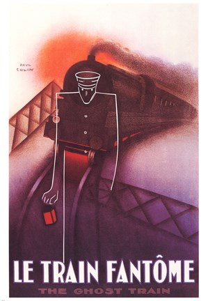 Framed Train Fantome Print