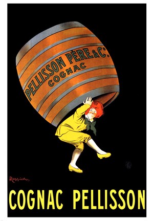 Framed Cognac Pellison Print