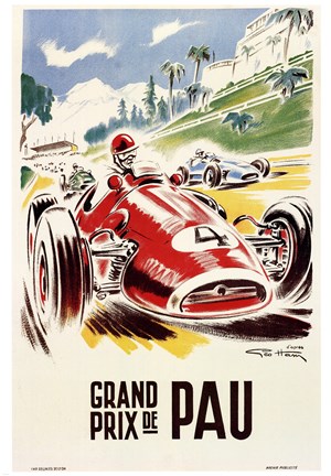 Framed Grand Prix de Pau Print