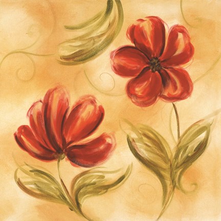 Framed Lara&#39;s Whimsy II Print