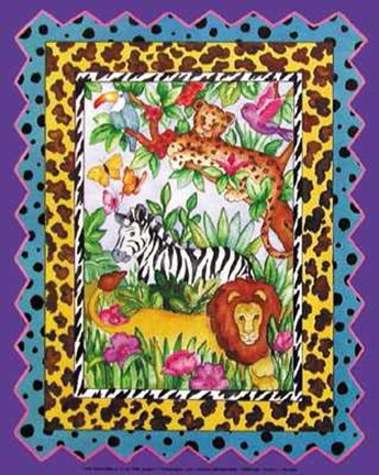 Framed Wild Jungle II Print