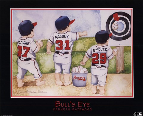 Framed Bull's Eye Print