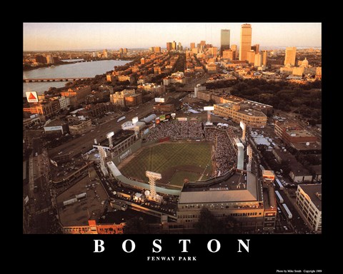 Framed Boston - Fenway Park-All Star Print