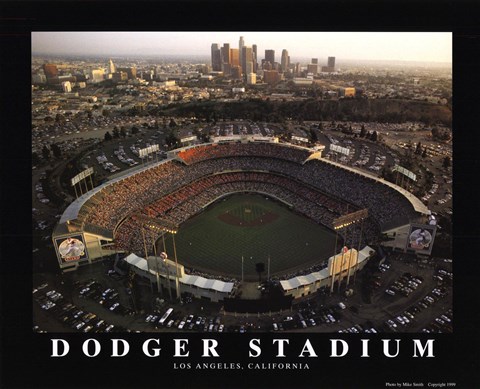 Framed Dodger Stadium - Los Angeles Print