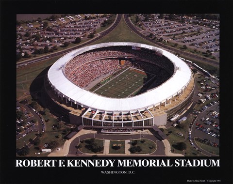 Framed RFK Memorial Stadium - Washington DC Print