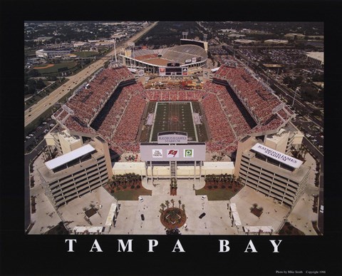 Framed Tampa Bay - Raymond James Stadium Print