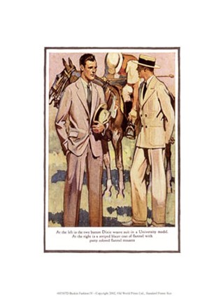 Framed Baskins Fashions IV Print