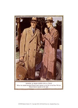 Framed Baskins Fashions VI Print