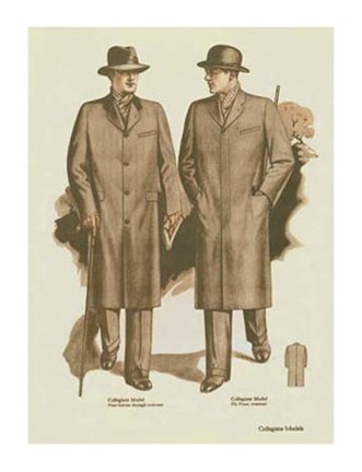 Framed Mens Fashion II Print