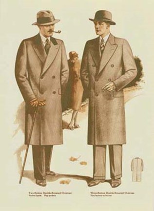 Framed Mens Fashion IV Print