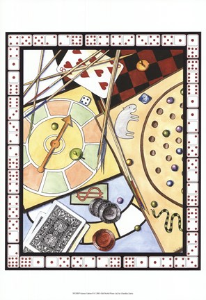 Framed Games Galore II Print