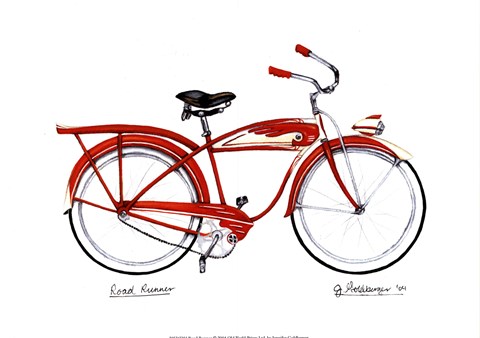 Framed Road Runner Print