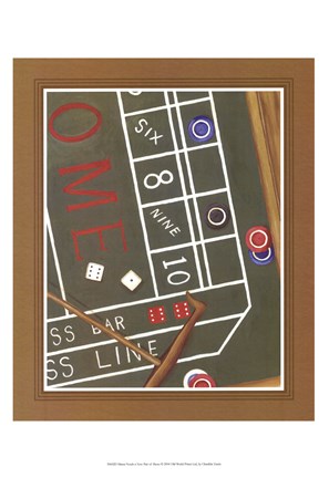 Framed Mama Needs a New Pair of Shoes (Craps) Print