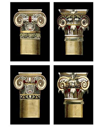 Framed Miniature Capitals Print