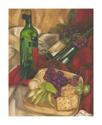 Framed Wine Indulgences I Print