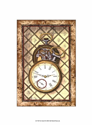 Framed Tick Tock II Print