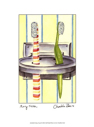 Framed Minty Fresh Print