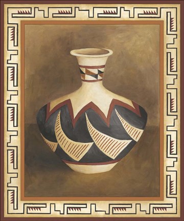 Framed Southwest Pottery II Print