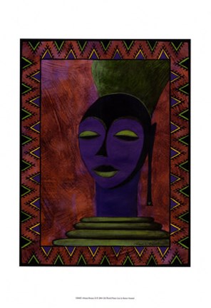 Framed African Beauty II Print