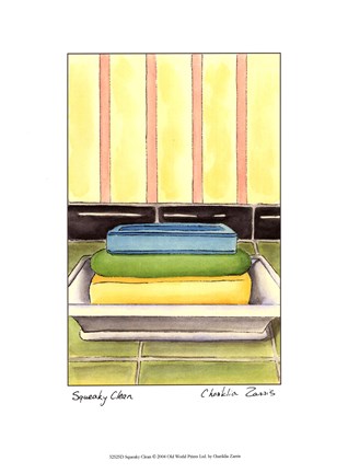 Framed Squeaky Clean Print