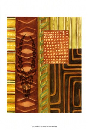 Framed Tribal Spirit II Print