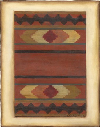 Framed Rio Grande Weaving (H) II Print