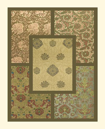 Framed Textile Detail I Print