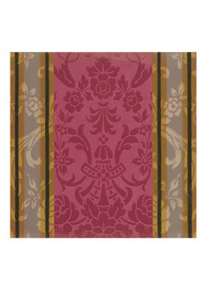 Framed Divine Damask III Print