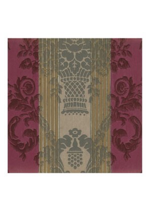 Framed Divine Damask IV Print