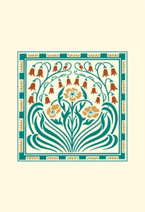 Framed Tile Motif III Print