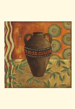 Framed Earthen Vessel II Print