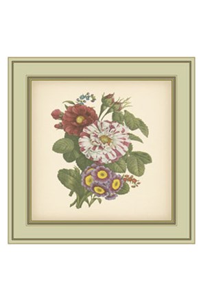 Framed Tuscany Bouquet (P) X Print