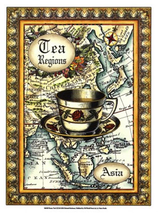 Framed Exotic Tea (D) II Print