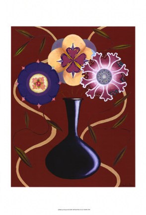 Framed Loft Flowers III Print