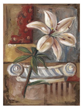 Framed Le Fleur de Classique (P) II Print