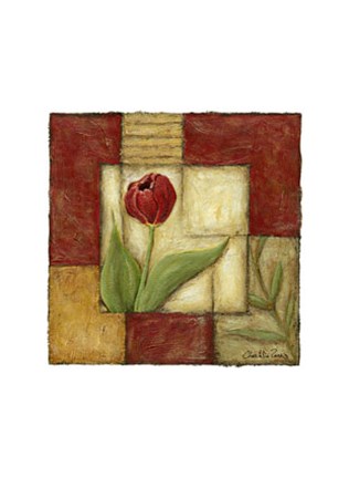 Framed Flower Montage I Print