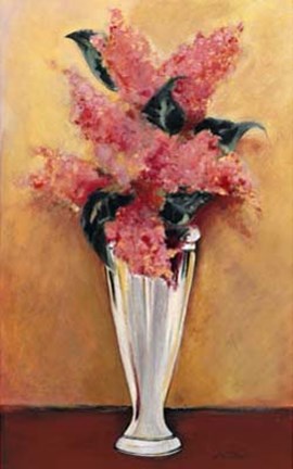 Framed Sarah&#39;s Flowers I Print