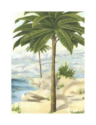 Framed Tropical Interlude I Print