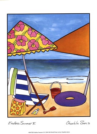 Framed Summer II Print