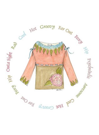 Framed Sweet &amp; Sophisticated I (X) Print